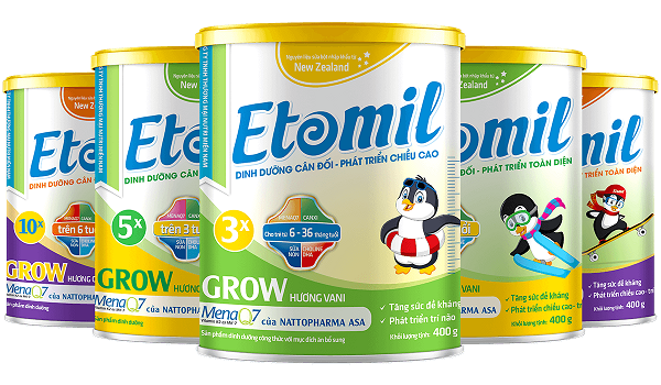 Etomil – giải pháp dinh dưỡng cho trẻ