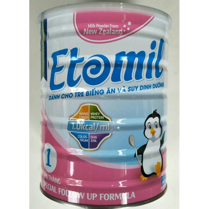 Sữa bột cho trẻ biếng ăn Etomil