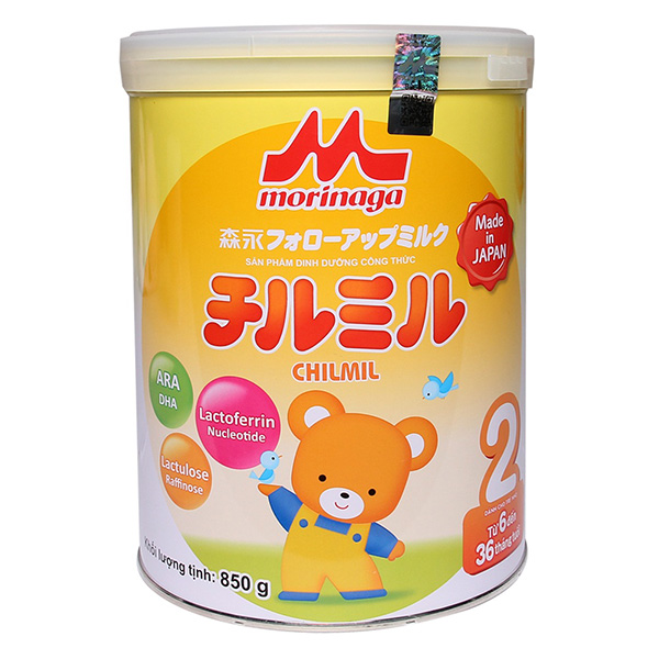 Sữa Morinaga Chilmil số 2 cho bé biếng ăn