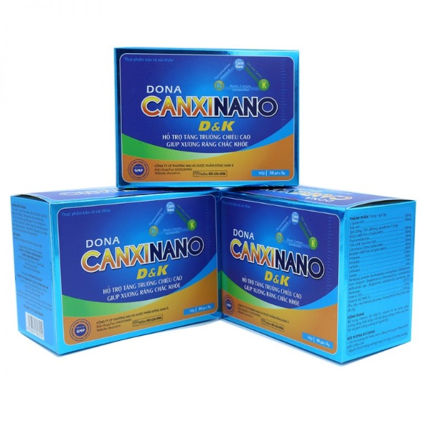 Canxinano D&K giúp trẻ phát triển chiều cao tối ưu