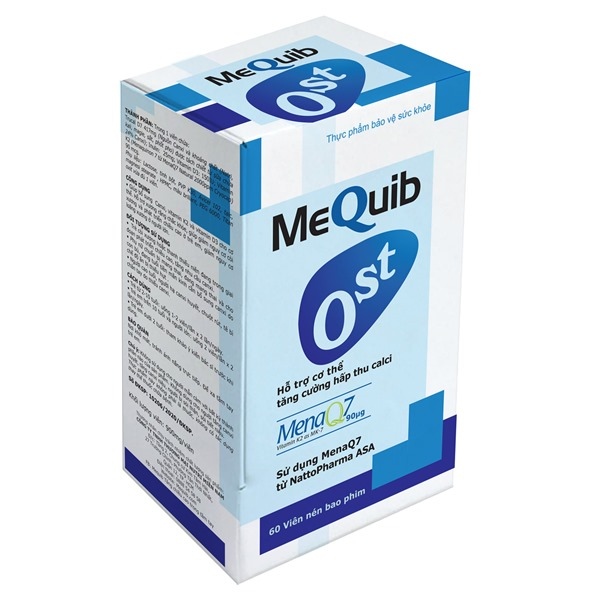 MeQuib hỗ trợ cơ thể tăng cường hấp thụ canxi