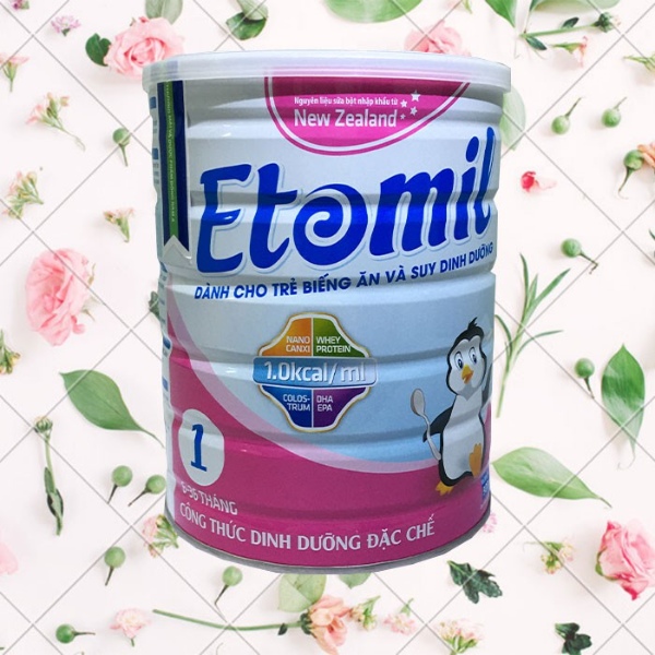 Etomil được làm từ nguồn nguyên liệu nhập khẩu hoàn toàn từ Mỹ và Châu Âu