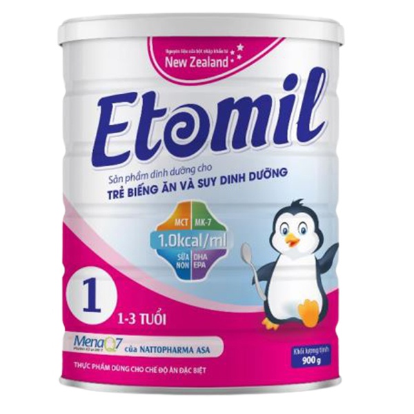 Sữa Etomil - Sữa tăng cân được khuyên dùng cho bé