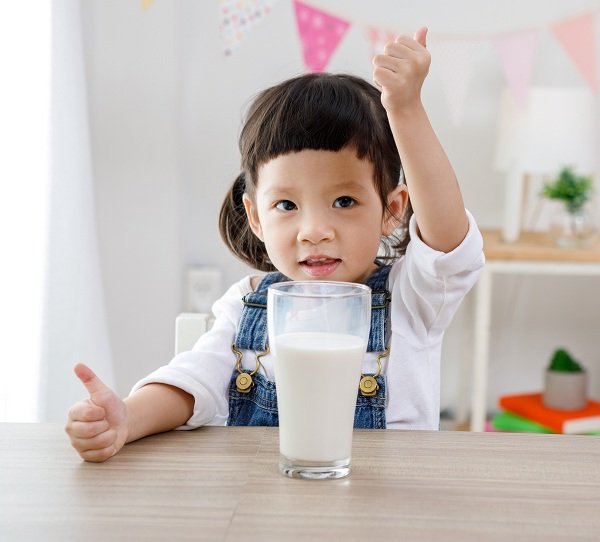 Cho trẻ 2 tuổi biếng ăn uống đủ lượng sữa cần thiết