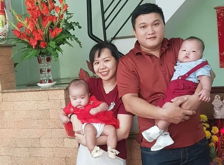 Chị Lê Anh Bảo Trân - Mẹ 2 bé sinh đôi nickname Ben và Kem sinh tháng 8/2019
